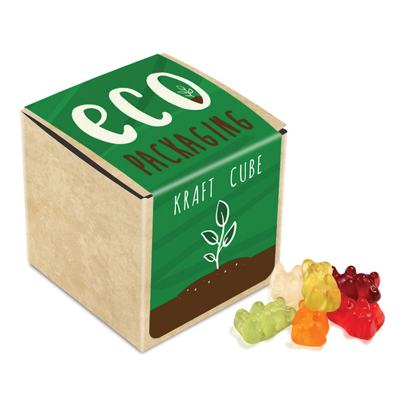 Eco Kraft Cube - Vegan Bears