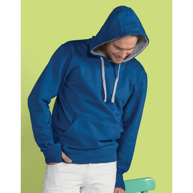 Mens Contrast Hoodie