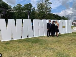 University Back Drop - Giant Letters